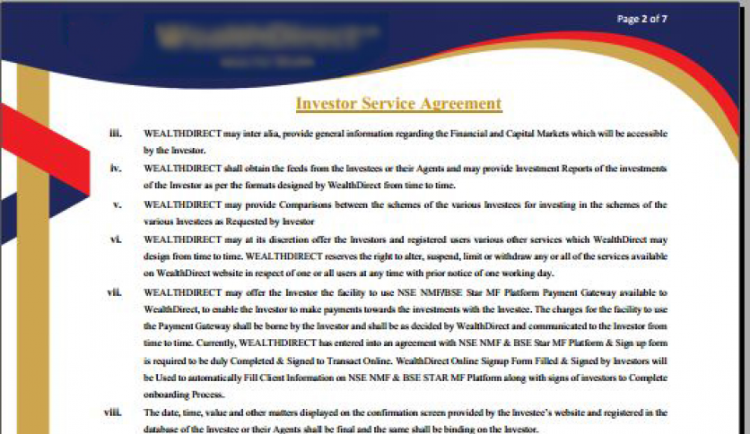 Investor Company Agreement