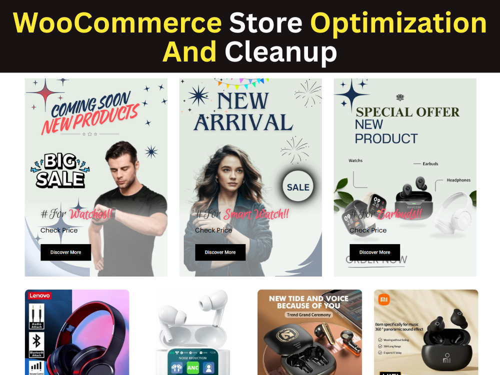 WooCommerce Store Optimization And Cleanup